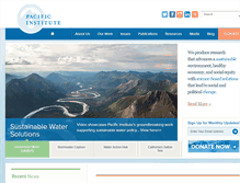 Tablet Screenshot of pacinst.org